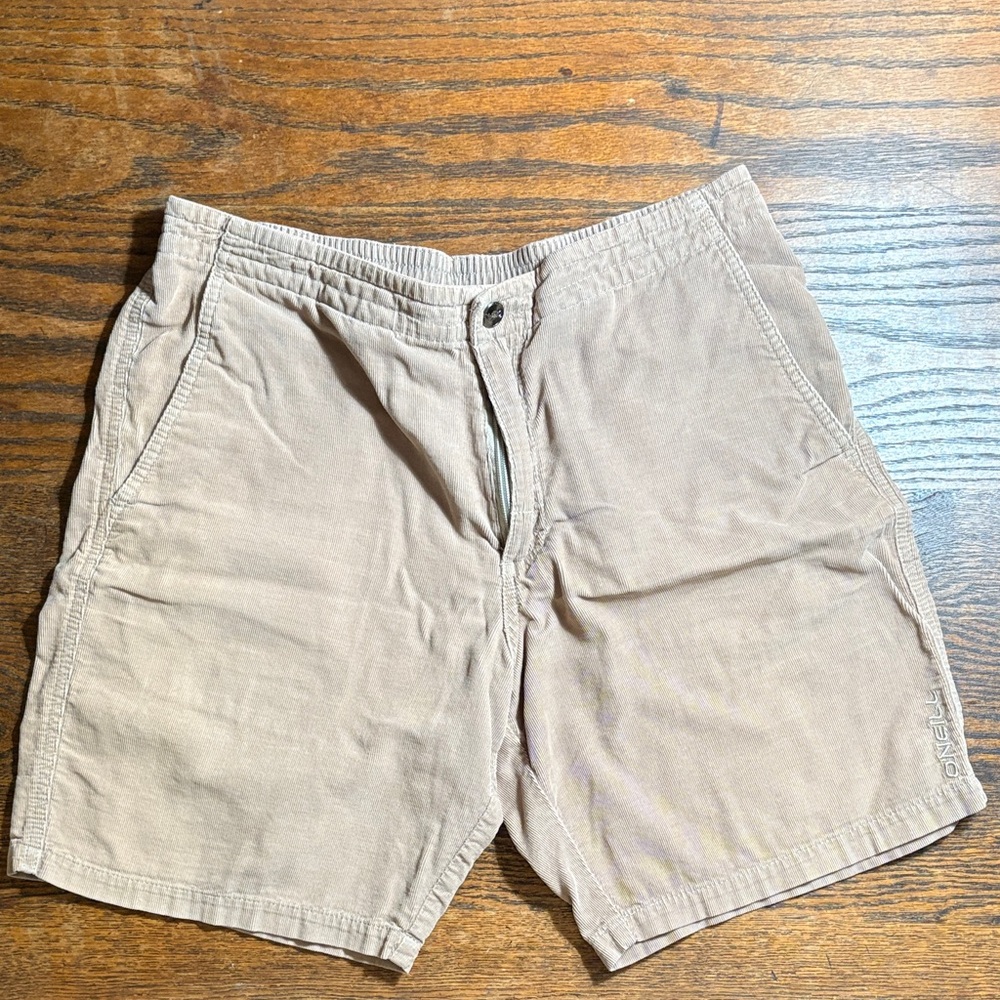 O'Neill Men's Khaki Flat Front Shorts